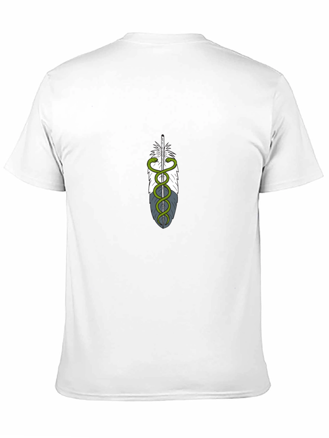 Feather & Snake Medical Symbol Graphic Tee