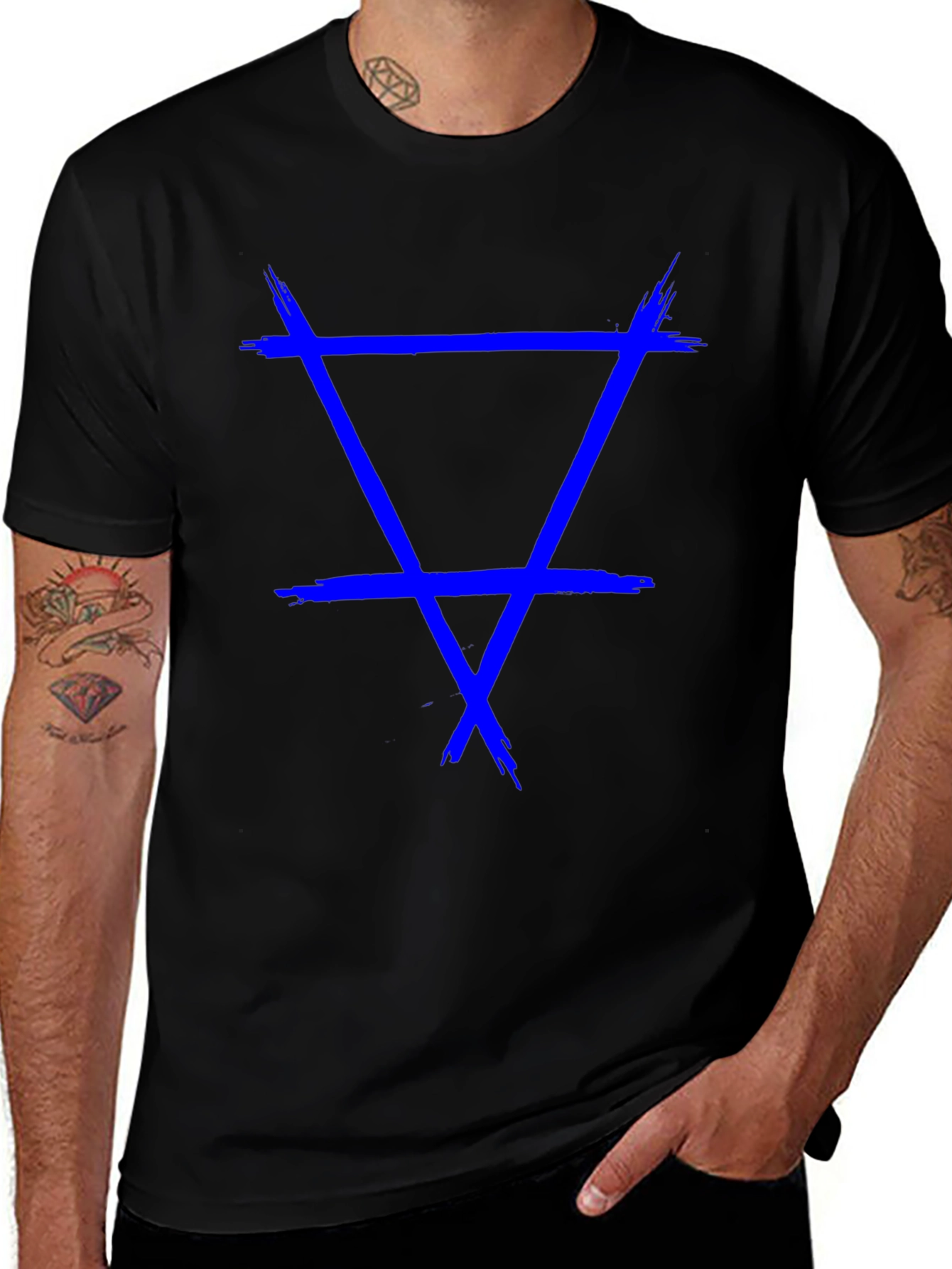 Geometric Graphic Print Tee