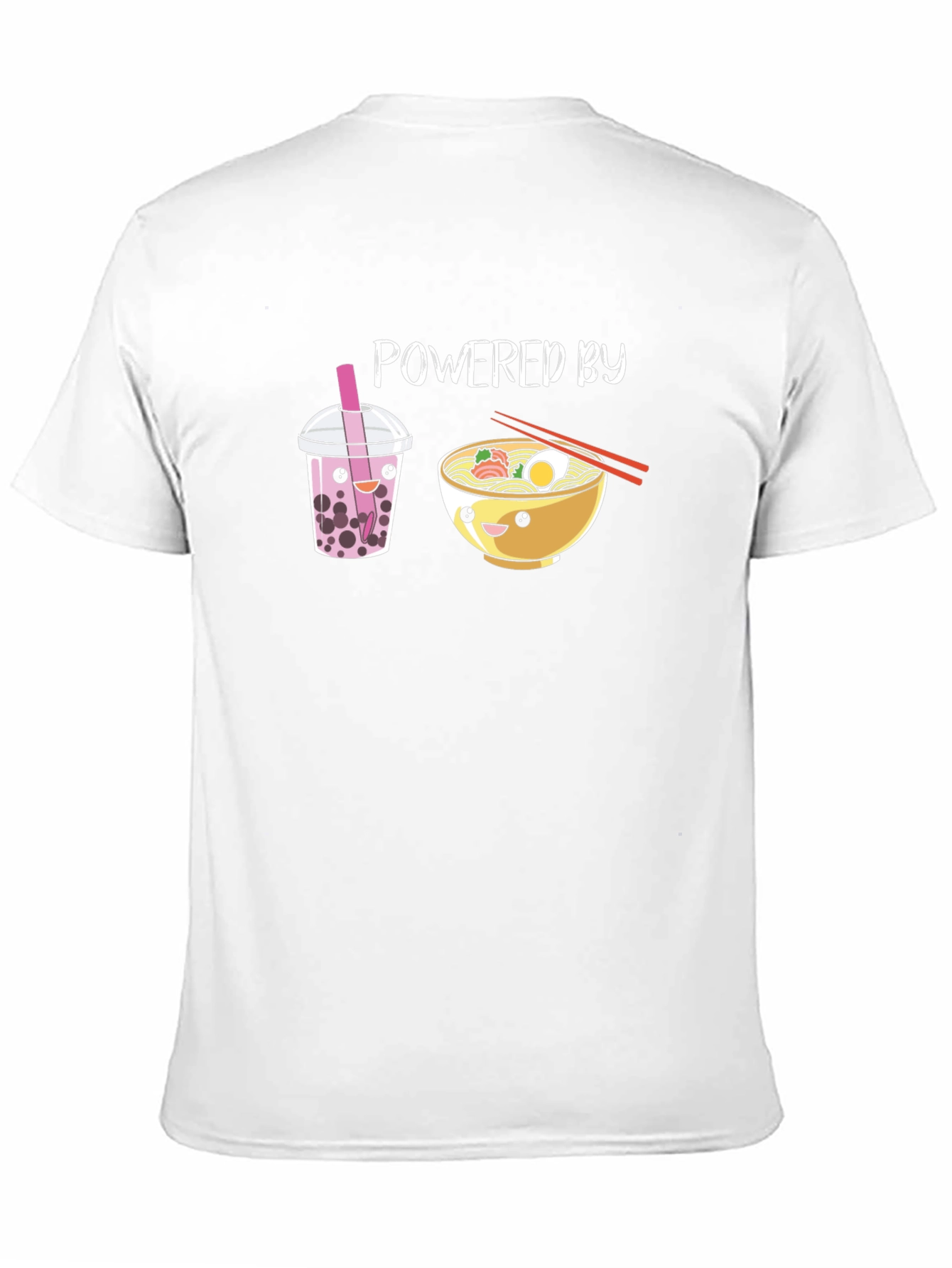 Powered by Bubble Tea & Ramen T-Shirt