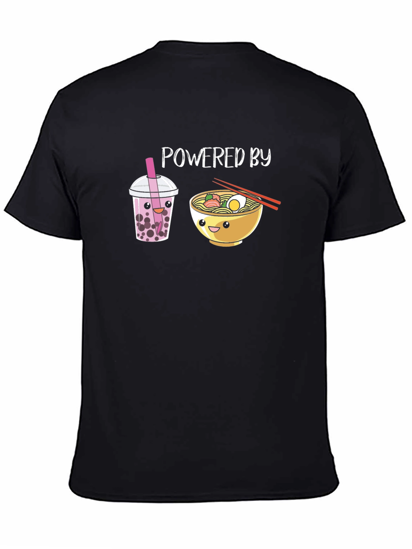 Powered by Bubble Tea & Ramen T-Shirt