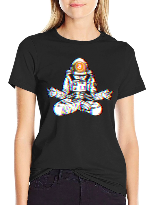 Bitcoin Astronaut Meditation T-Shirt
