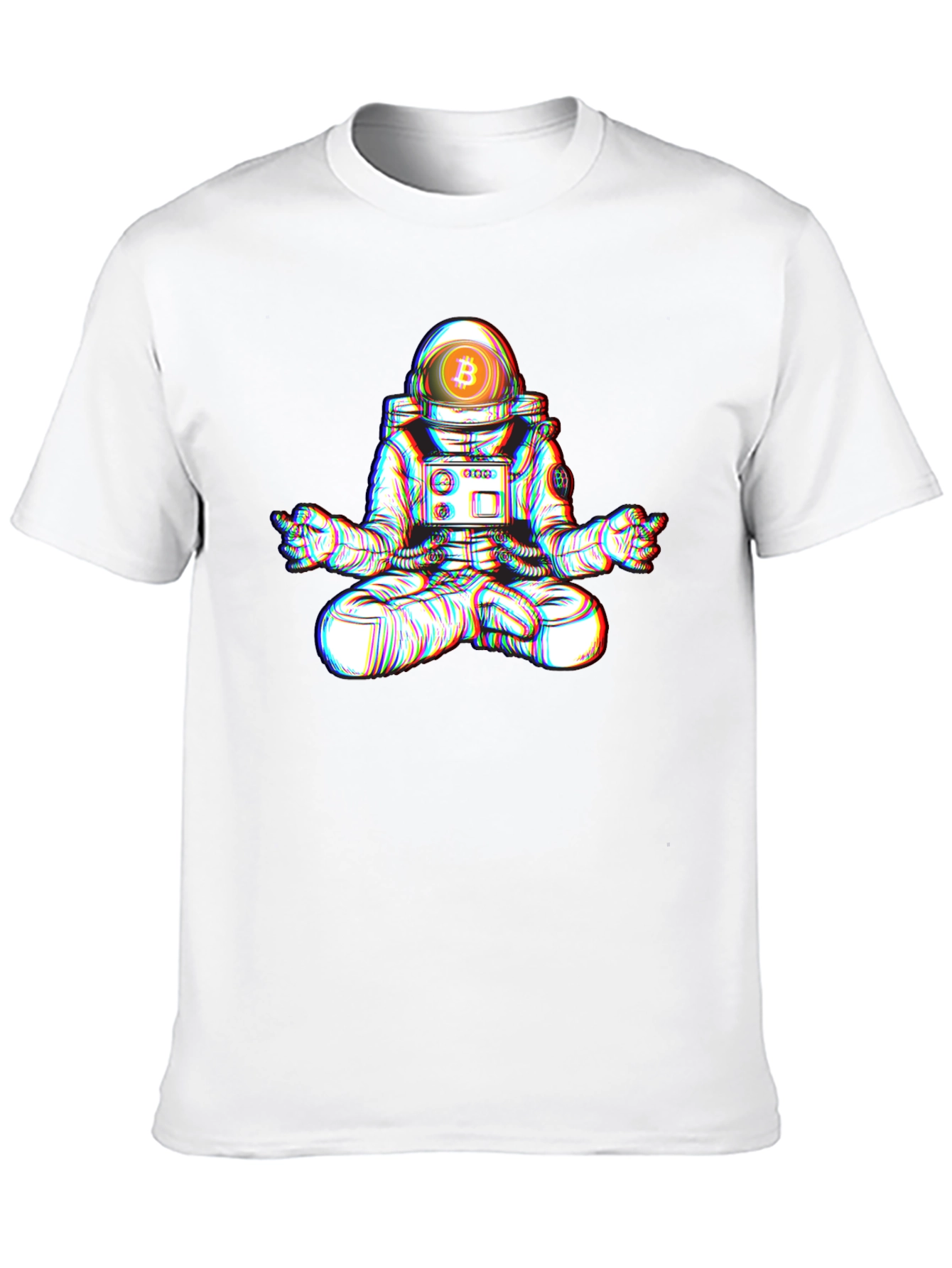 Bitcoin Astronaut Meditation T-Shirt