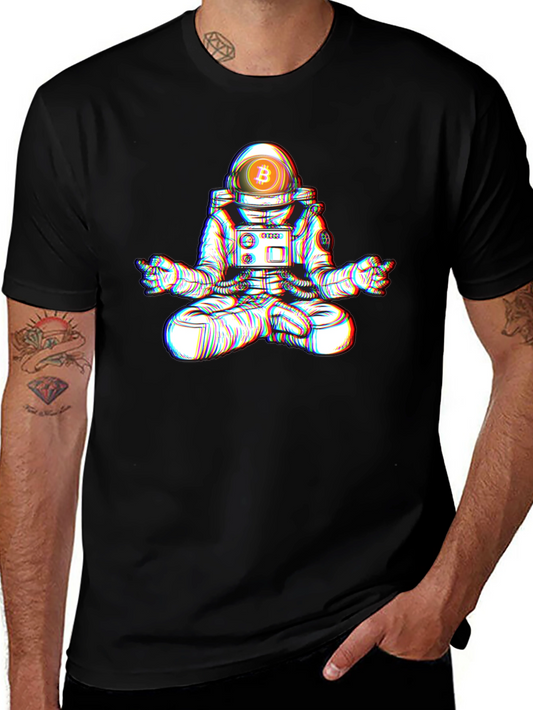 Bitcoin Astronaut Meditation T-Shirt
