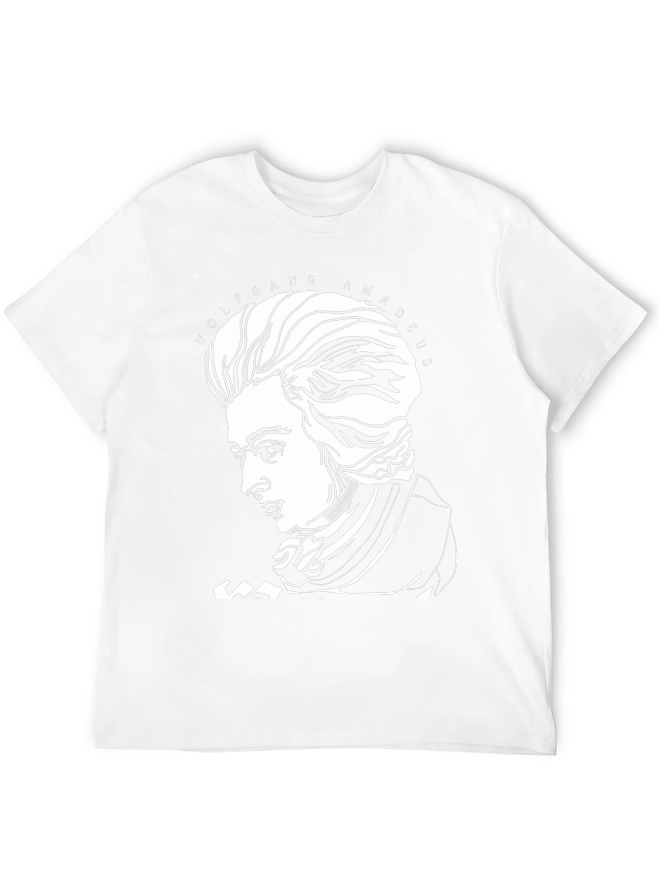 Wolfgang Amadeus Mozart Graphic Tee - Black