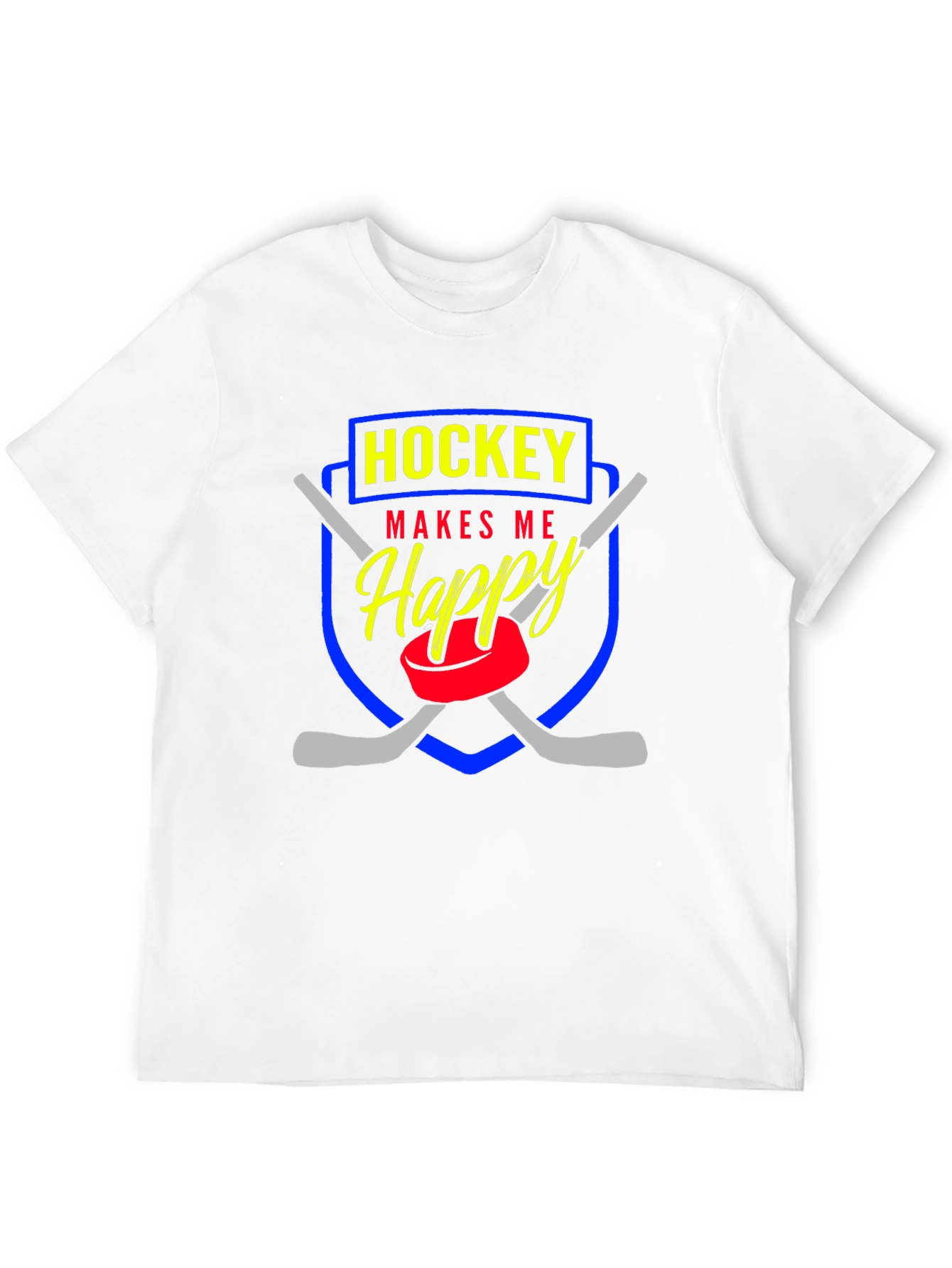 Hockey Makes Me Happy T-Shirt