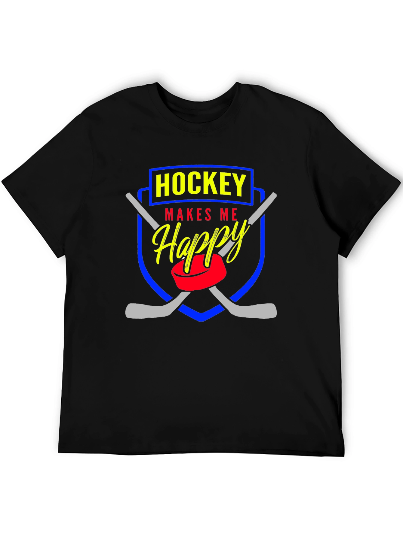 Hockey Makes Me Happy T-Shirt