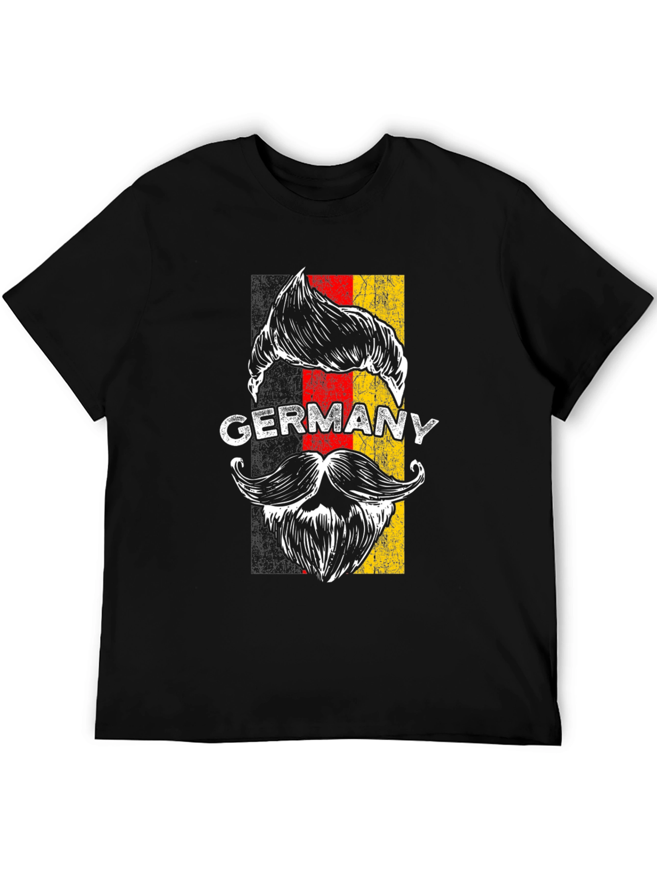 Germany Pride T-Shirt - Mustache Graphic Tee