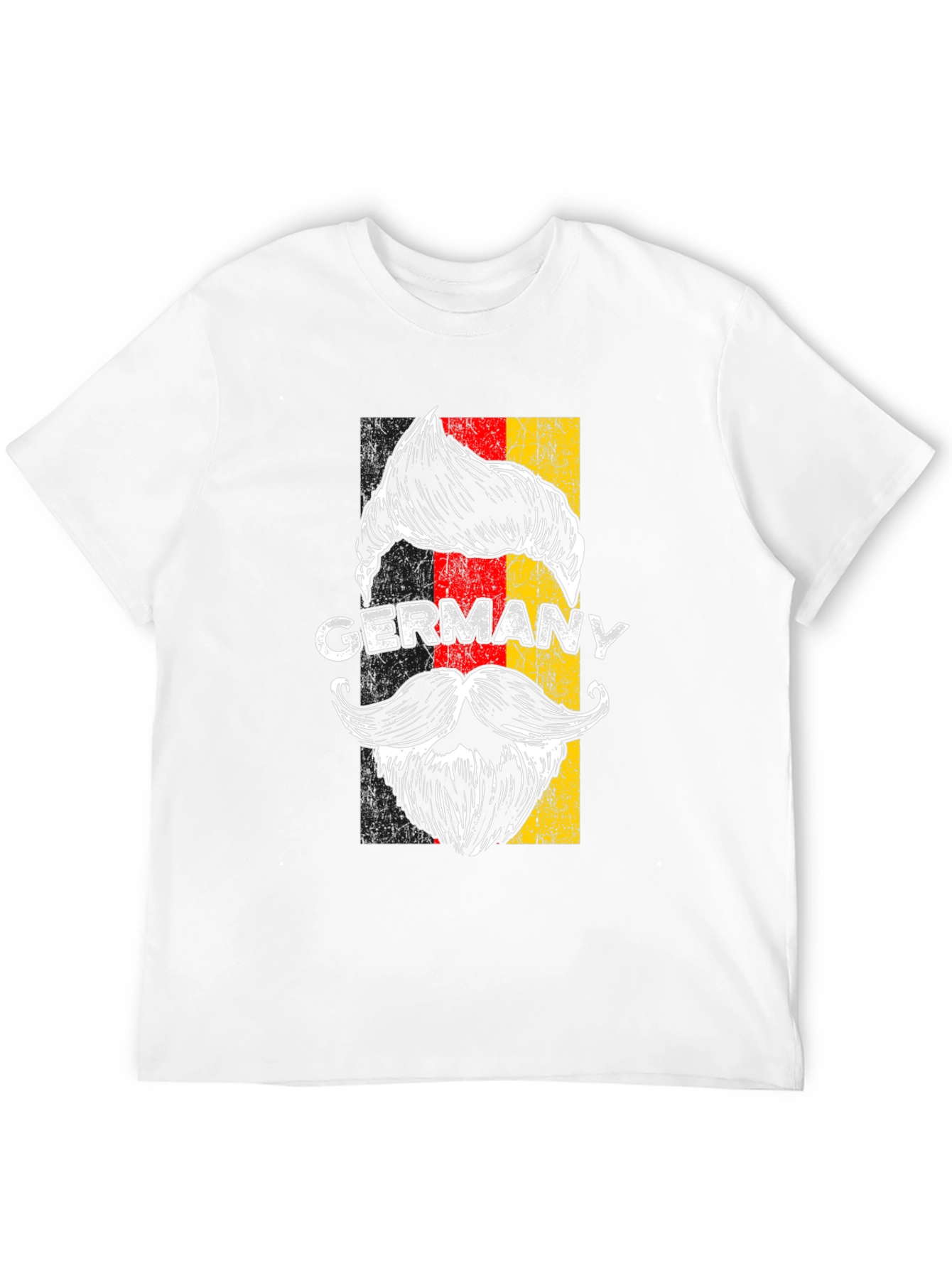 Germany Pride T-Shirt - Mustache Graphic Tee