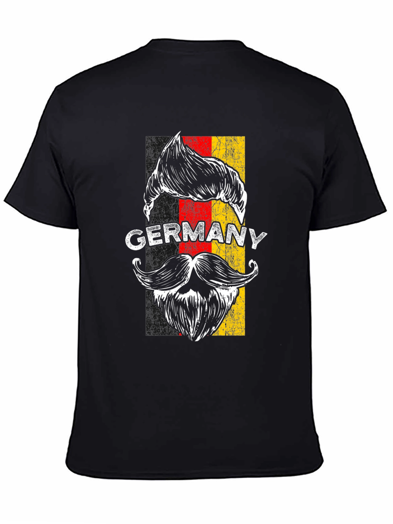 Germany Pride T-Shirt - Mustache Graphic Tee