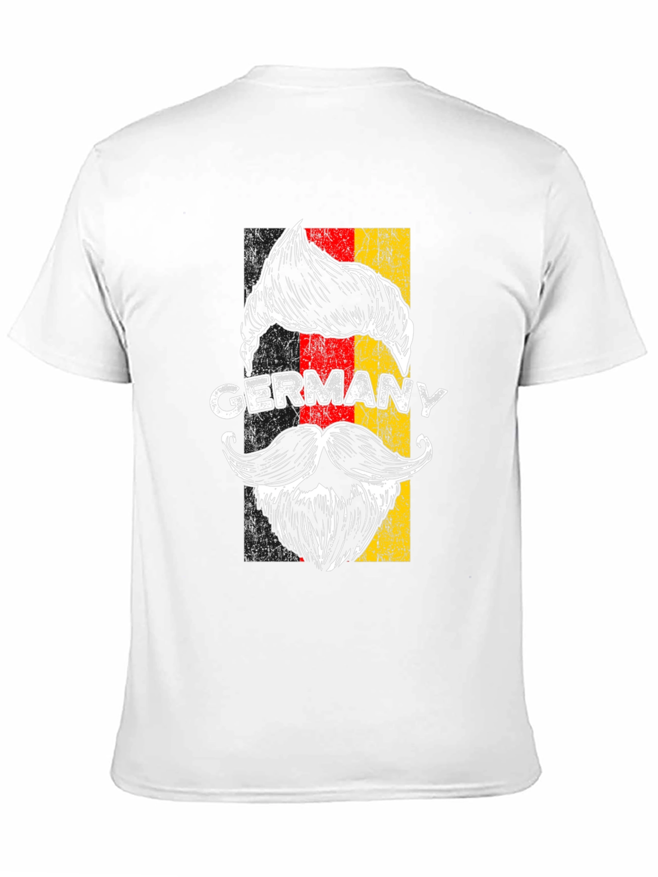 Germany Pride T-Shirt - Mustache Graphic Tee