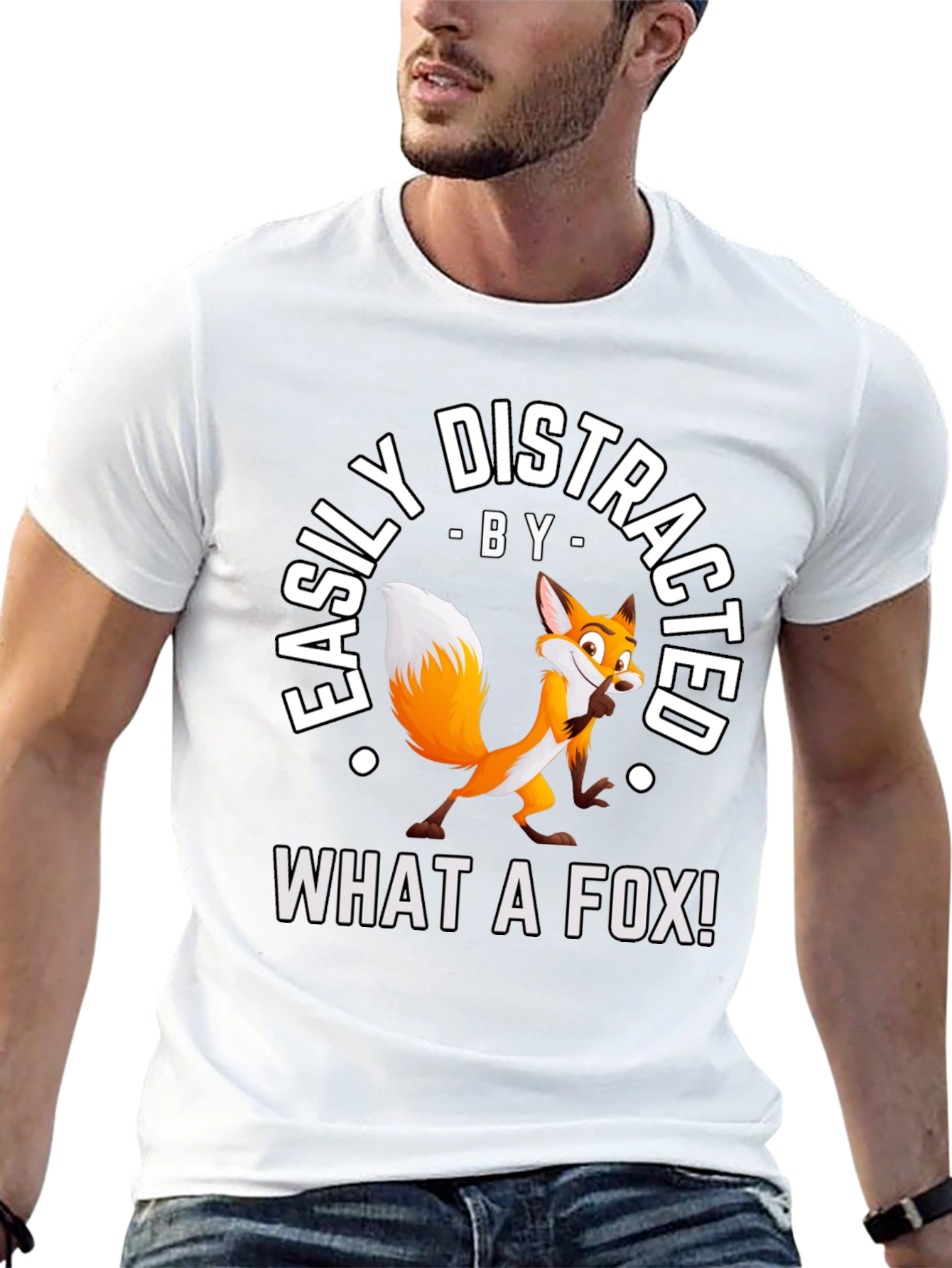Easily Distracted By What A Fox! T-Shirt
