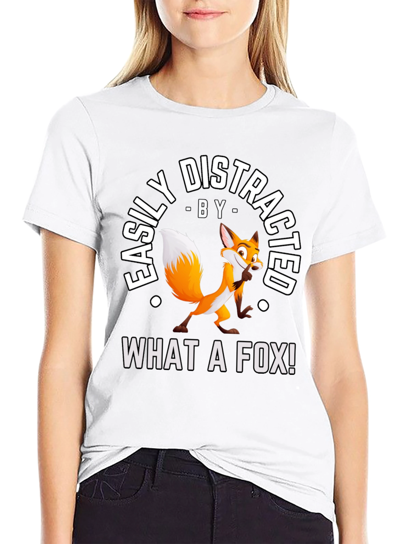 Easily Distracted By What A Fox! T-Shirt