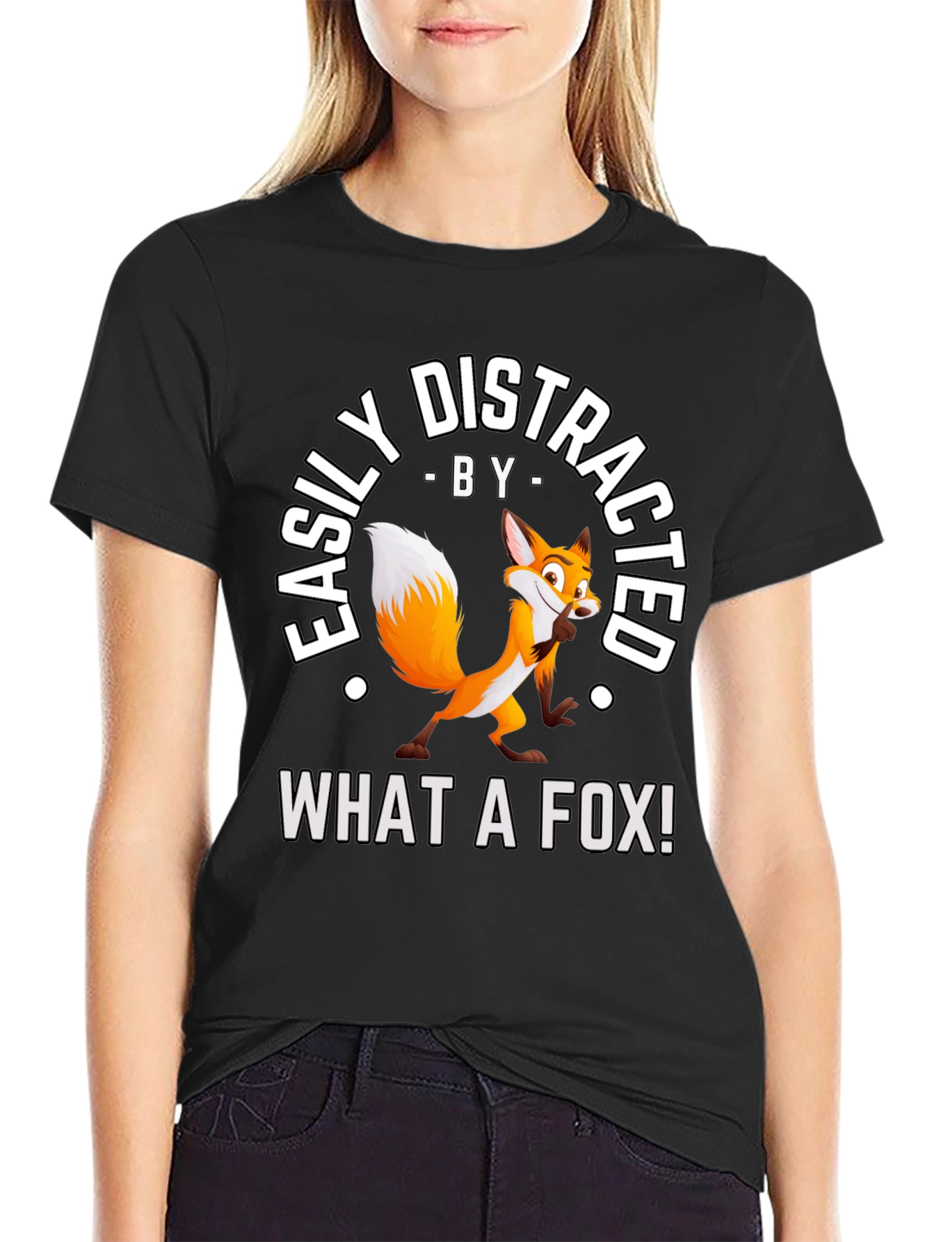 Easily Distracted By What A Fox! T-Shirt