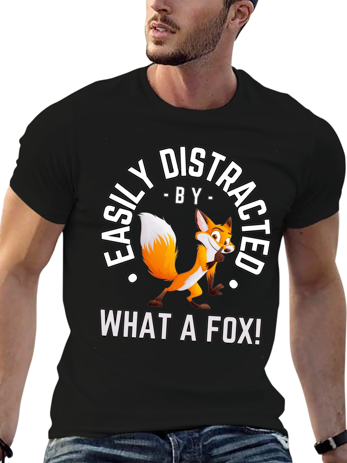 Easily Distracted By What A Fox! T-Shirt