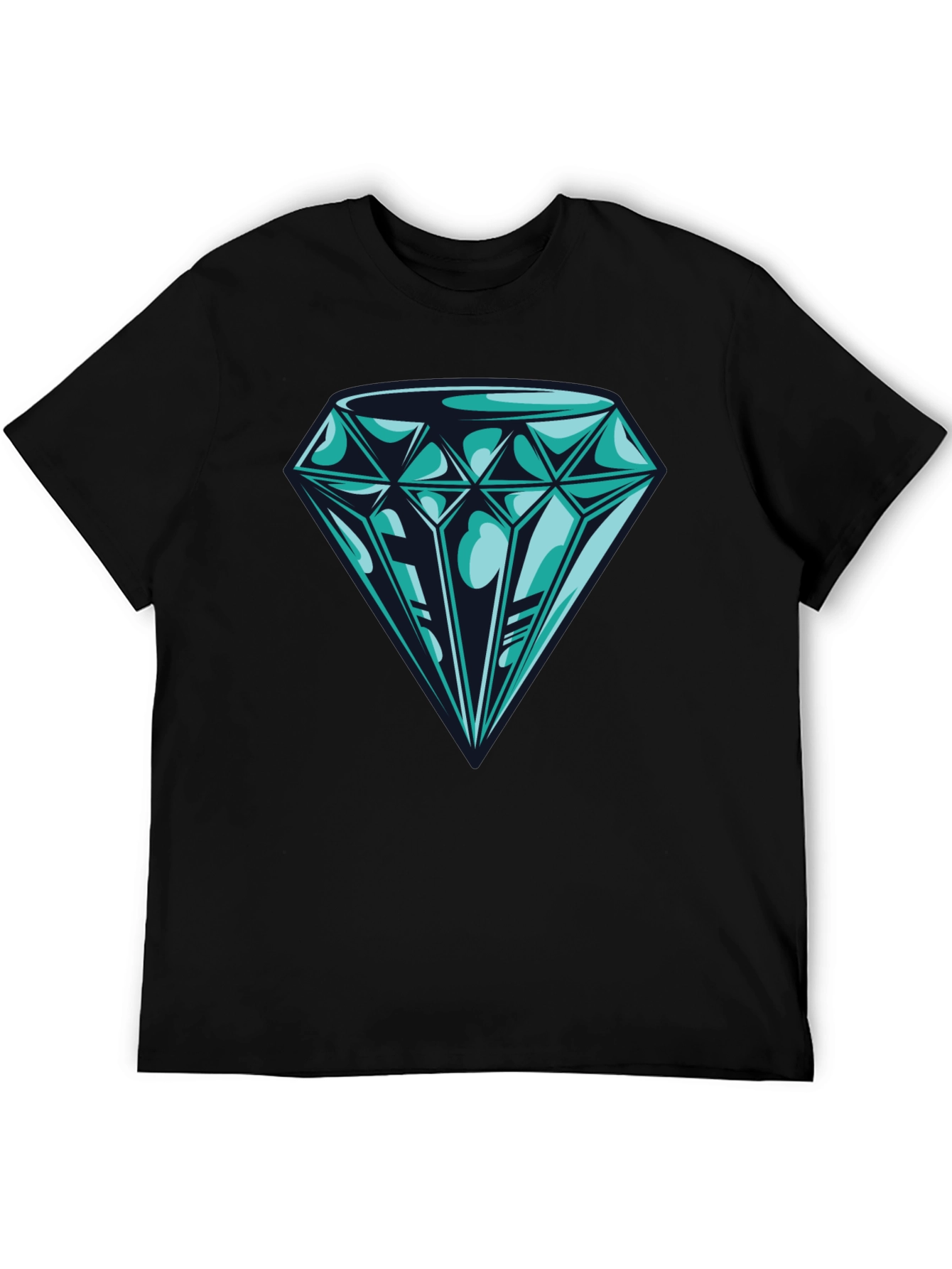Diamond Graphic Black T-Shirt