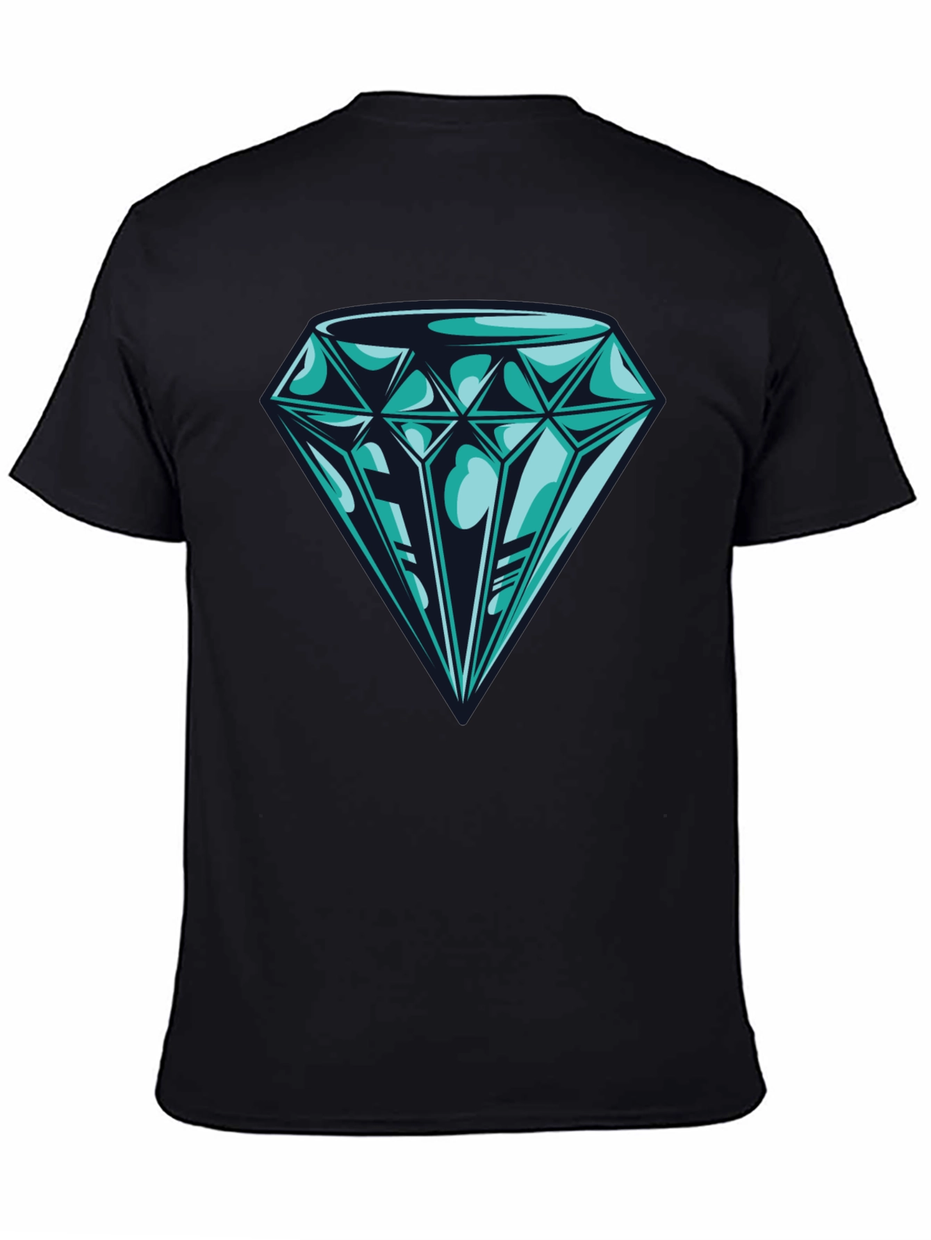 Diamond Graphic Black T-Shirt