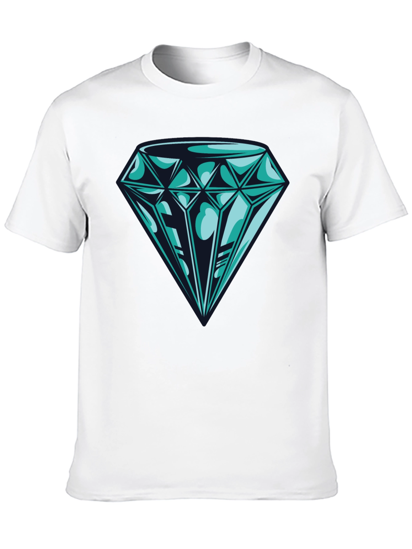 Diamond Graphic Black T-Shirt