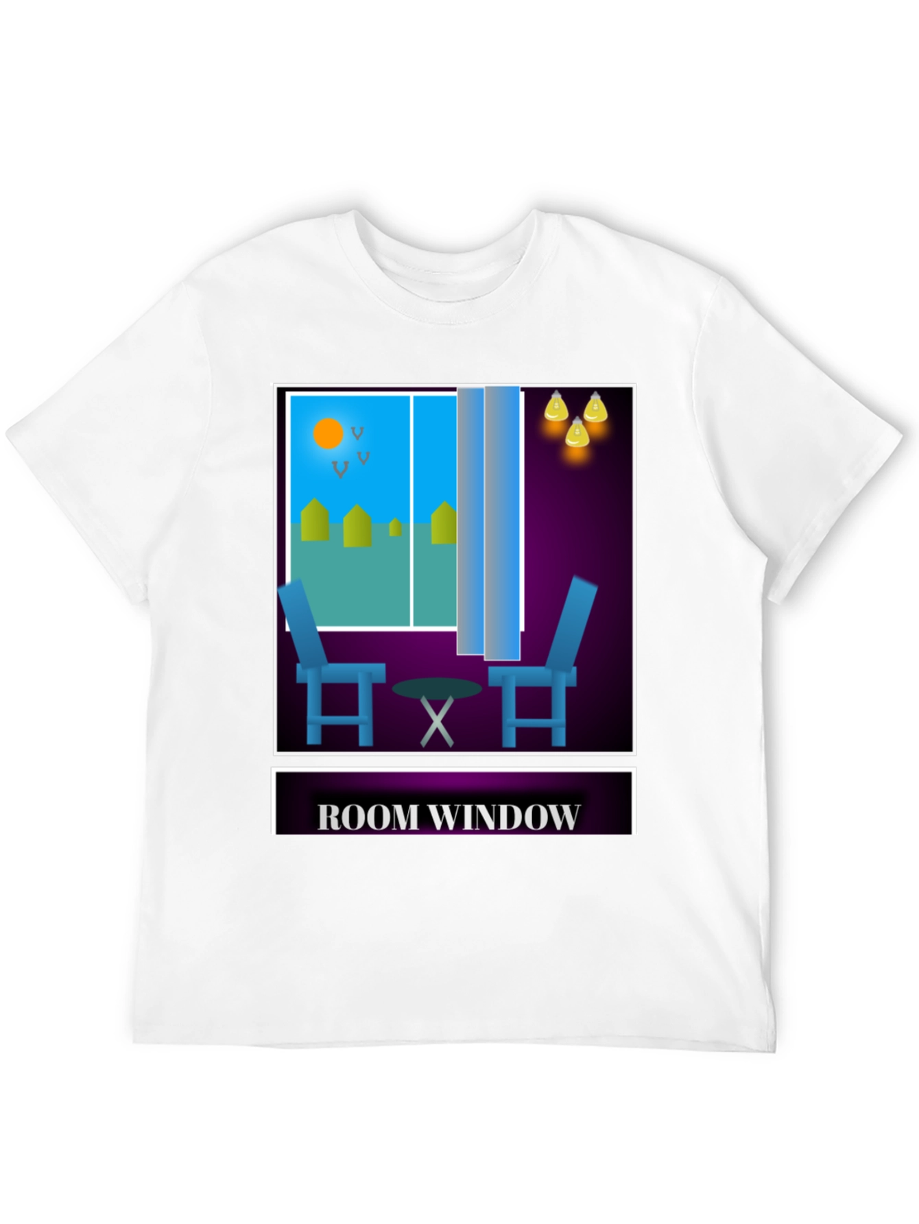 Room Window Graphic T-Shirt