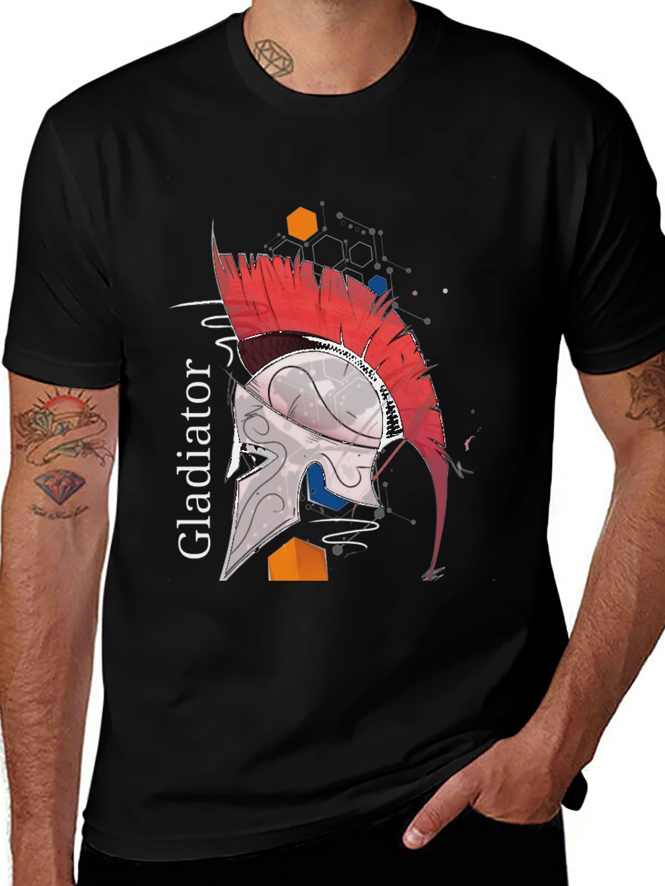 Gladiator Helmet Graphic T-Shirt