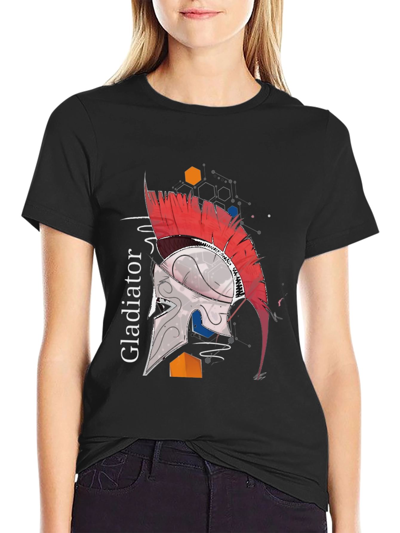 Gladiator Helmet Graphic T-Shirt