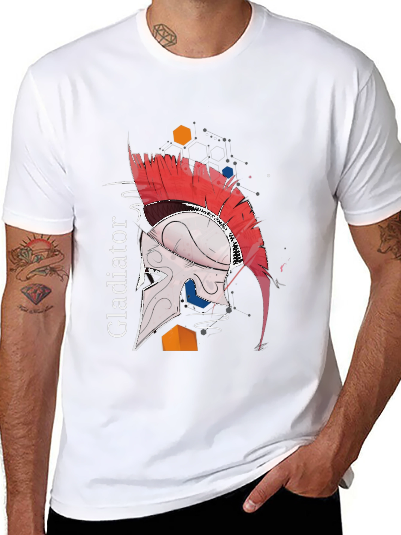 Gladiator Helmet Graphic T-Shirt