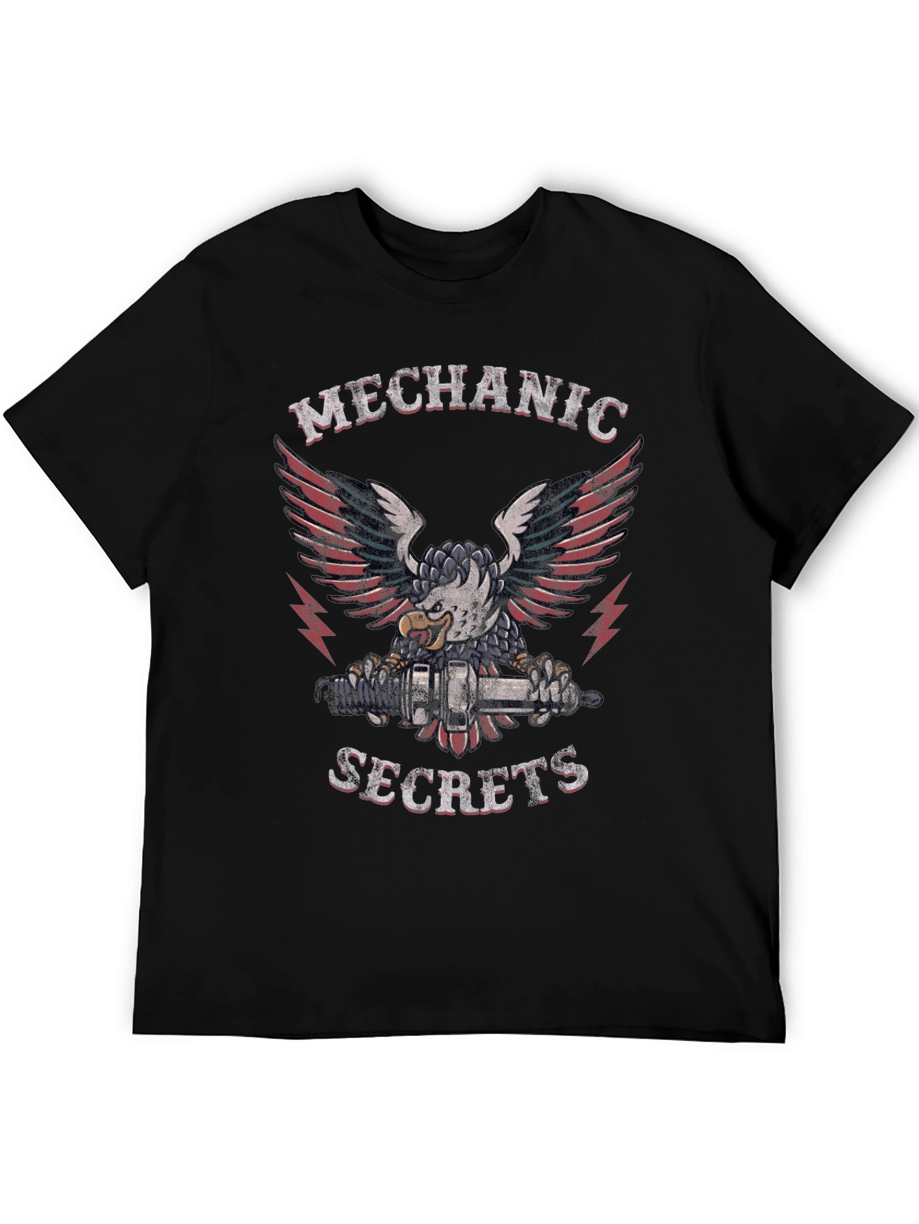 Mechanic Secrets Eagle Graphic T-Shirt
