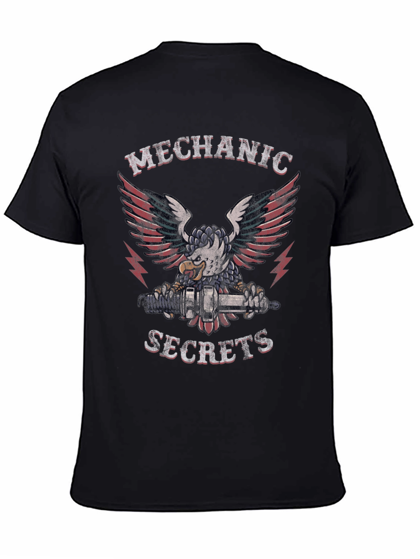 Mechanic Secrets Eagle Graphic T-Shirt
