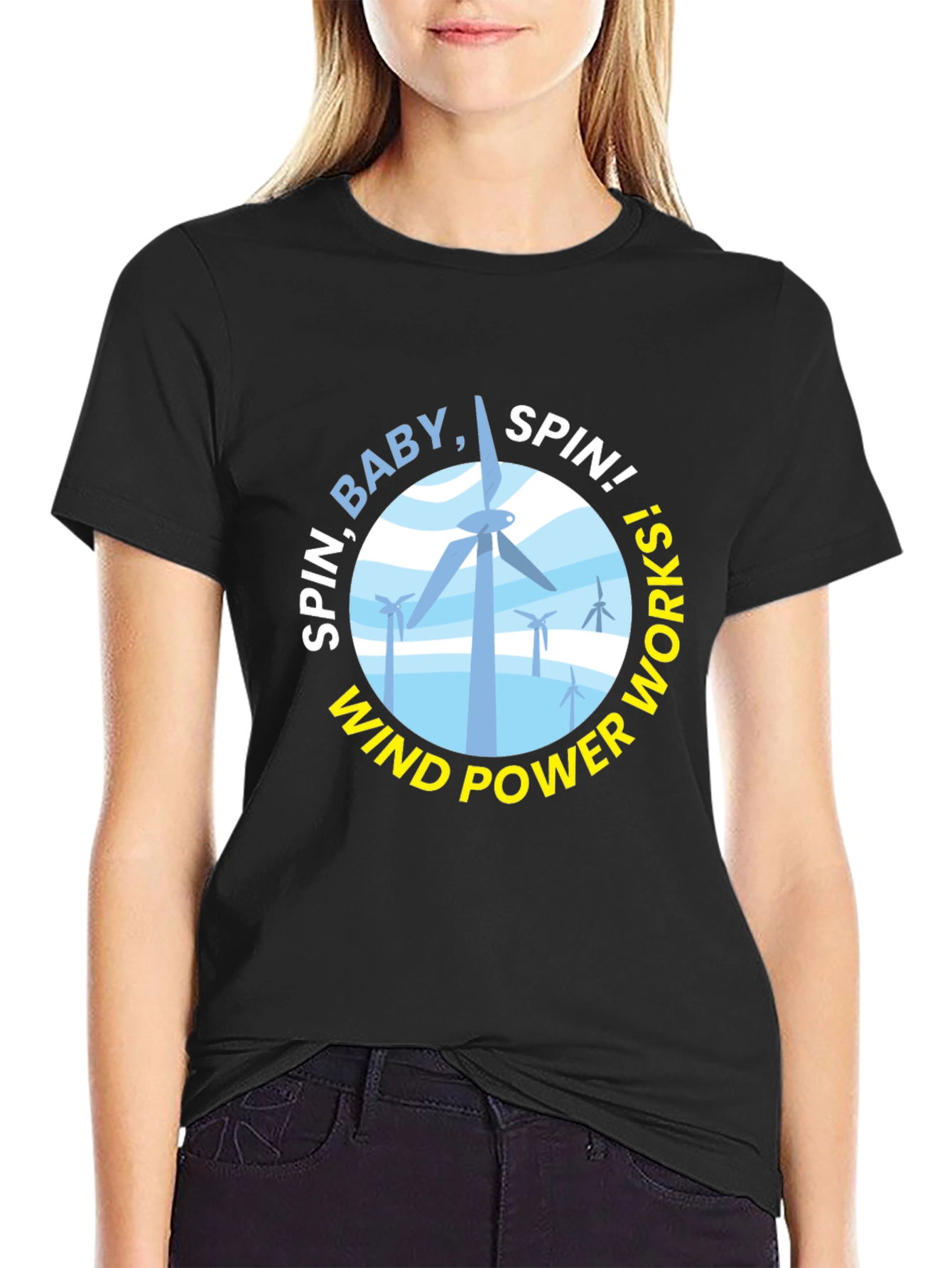 Spin Baby Spin! Wind Power T-Shirt