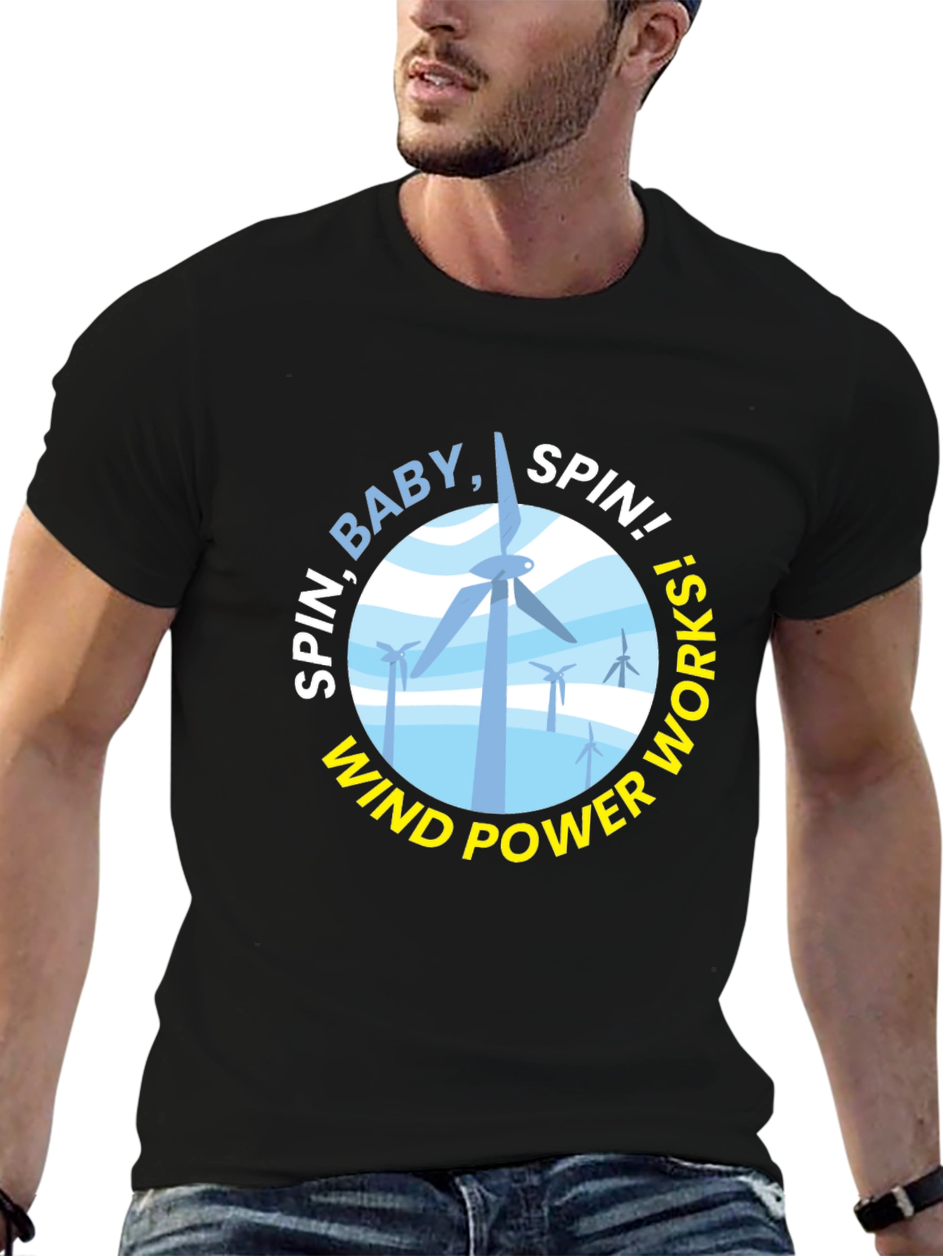 Spin Baby Spin! Wind Power T-Shirt