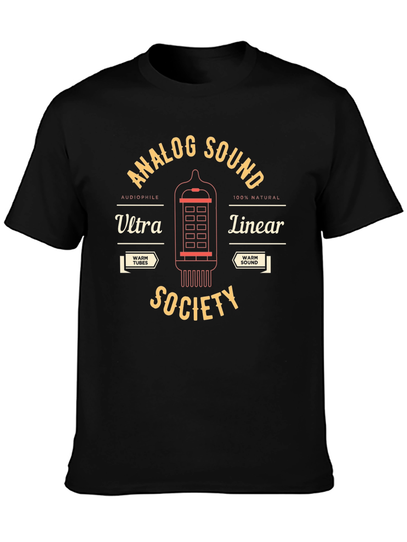 Analog Sound Society T-Shirt - Ultra Linear Warm Tubes