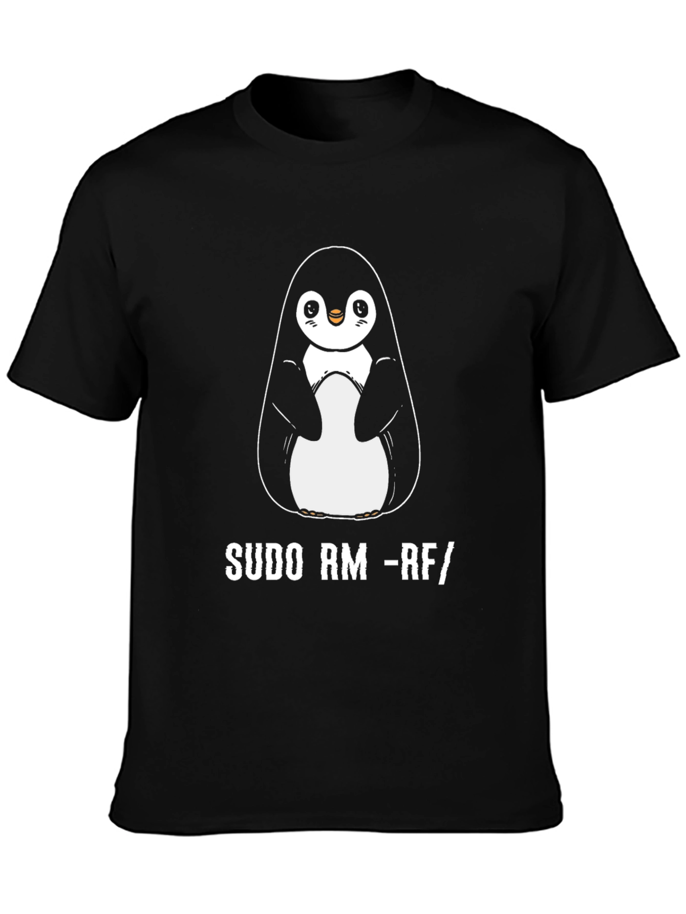 Linux Penguin T-Shirt - Sudo RM -RF/