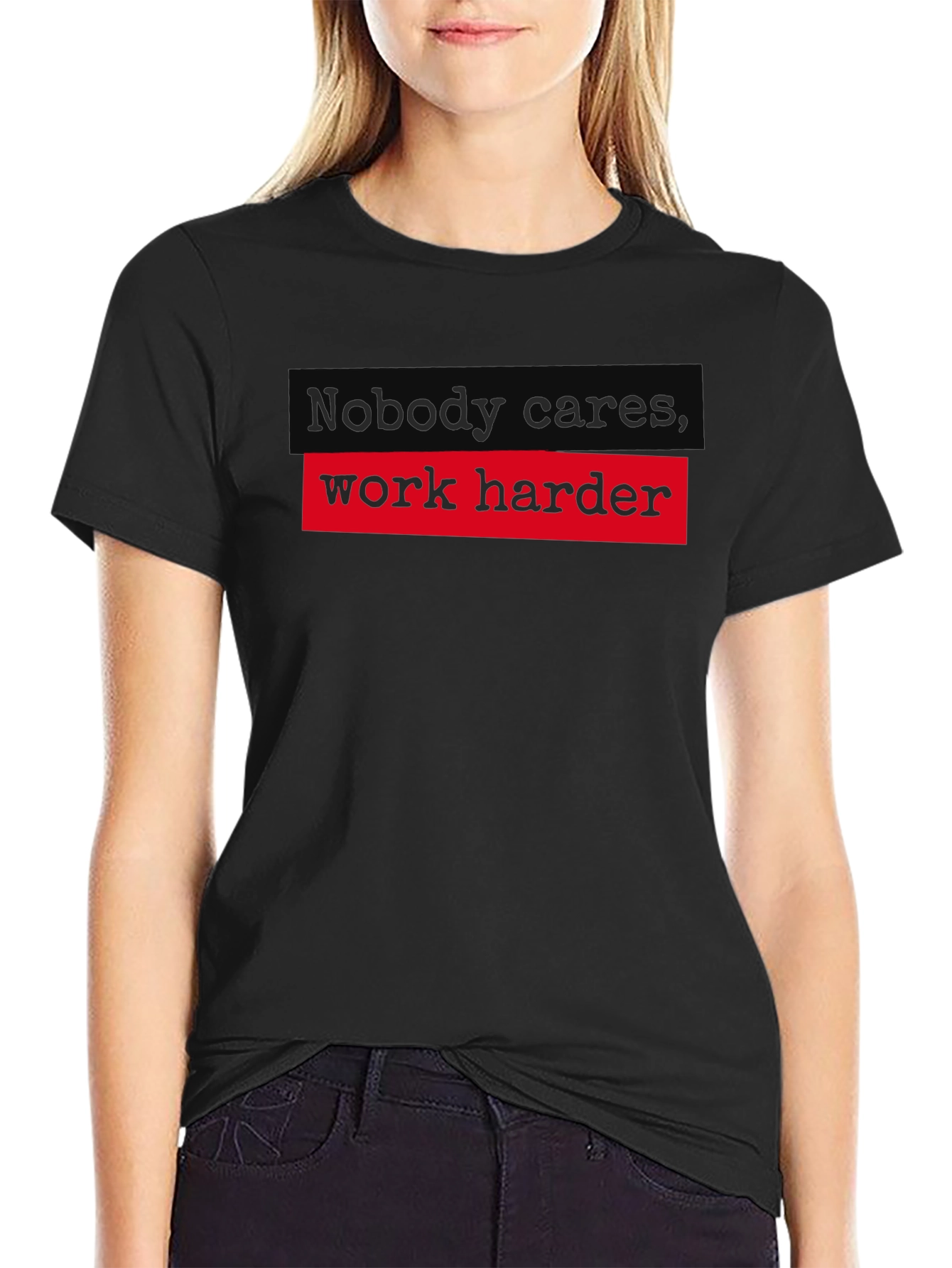 Work Harder Graphic Tee - Motivational T-Shirt