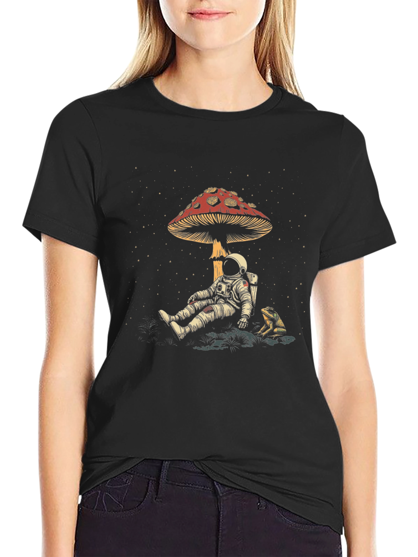 Astronaut Mushroom T-Shirt