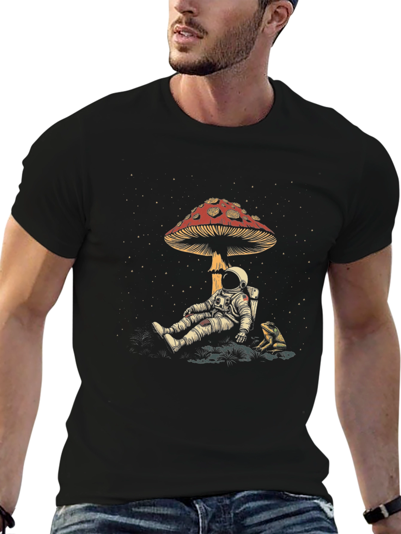 Astronaut Mushroom T-Shirt