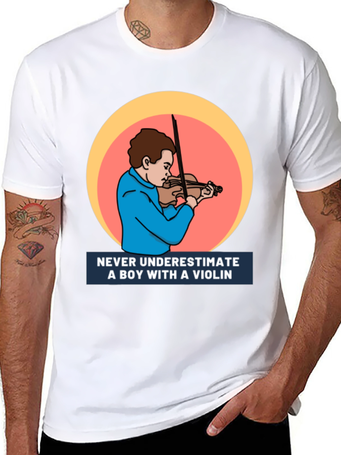 Boy With a Violin T-Shirt