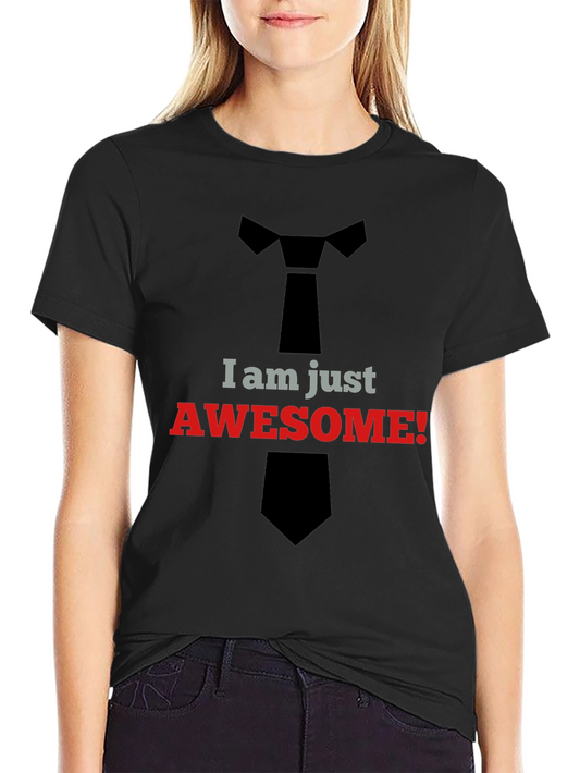 Awesome Tie T-Shirt - Trendy Graphic Tee