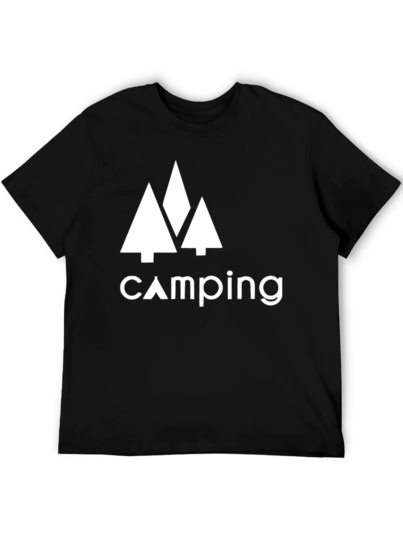 Camping Trees Graphic Tee - Adventure Awaits!