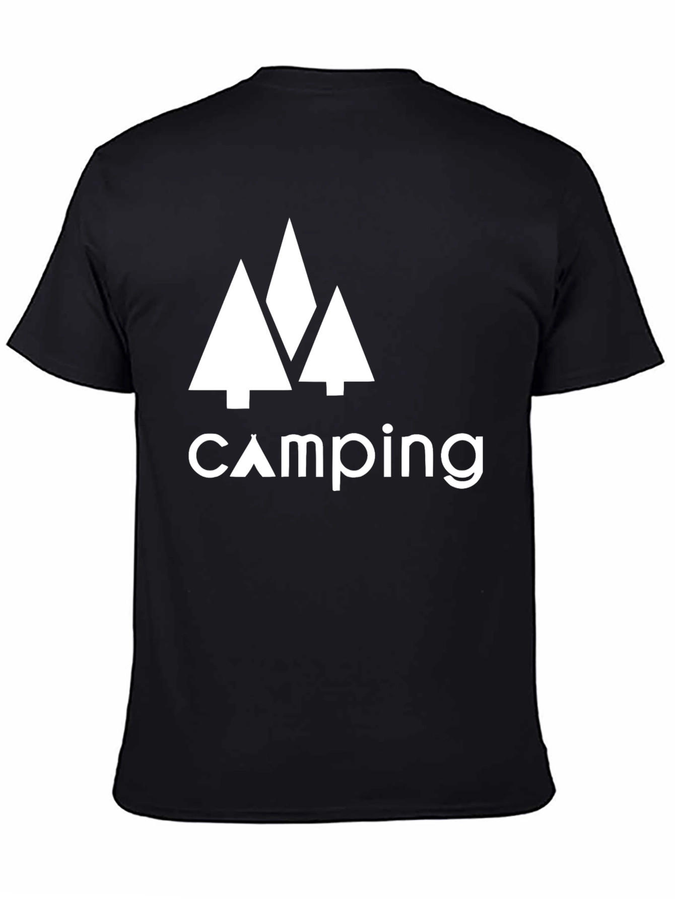 Camping Trees Graphic Tee - Adventure Awaits!
