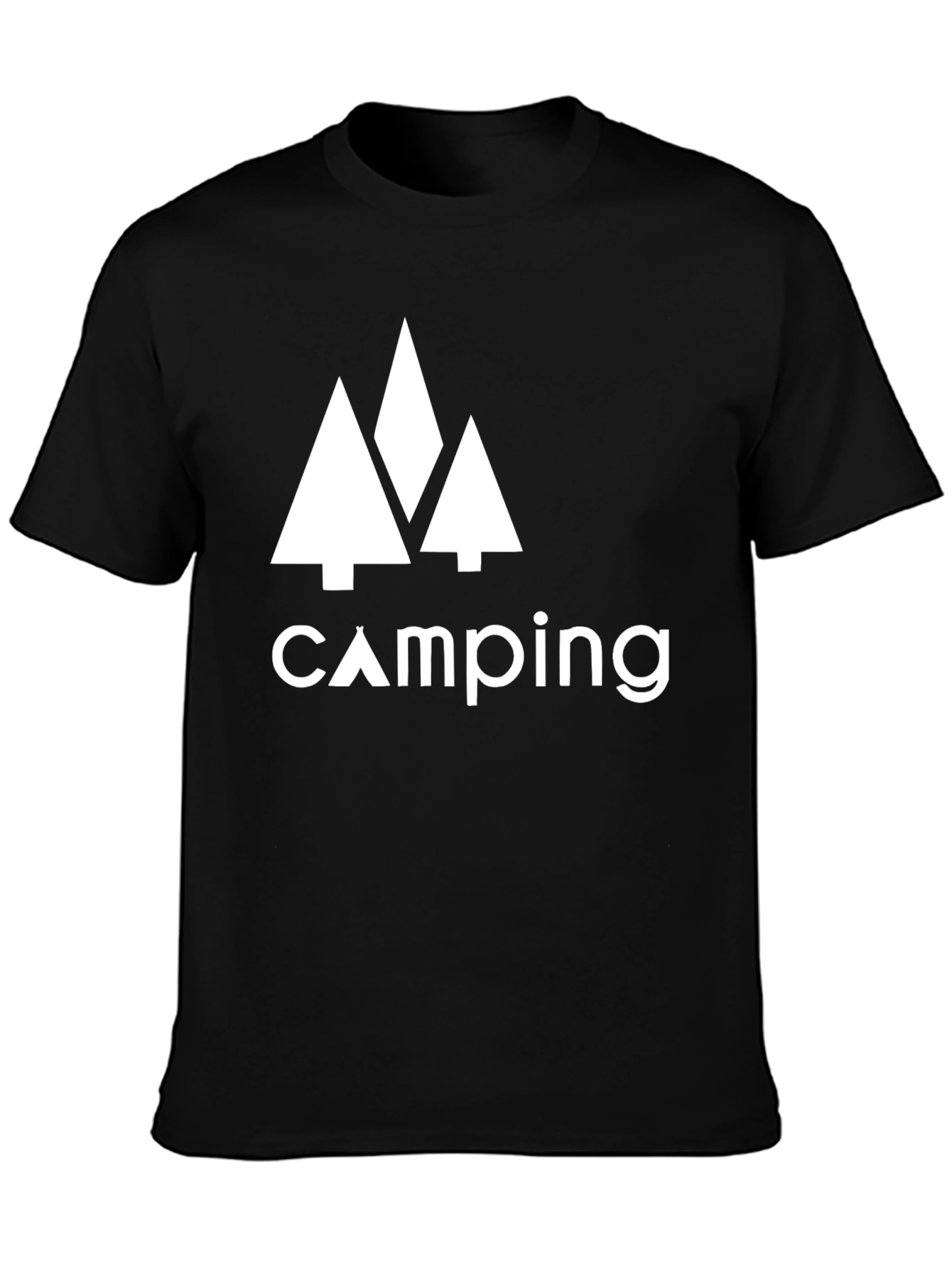 Camping Trees Graphic Tee - Adventure Awaits!