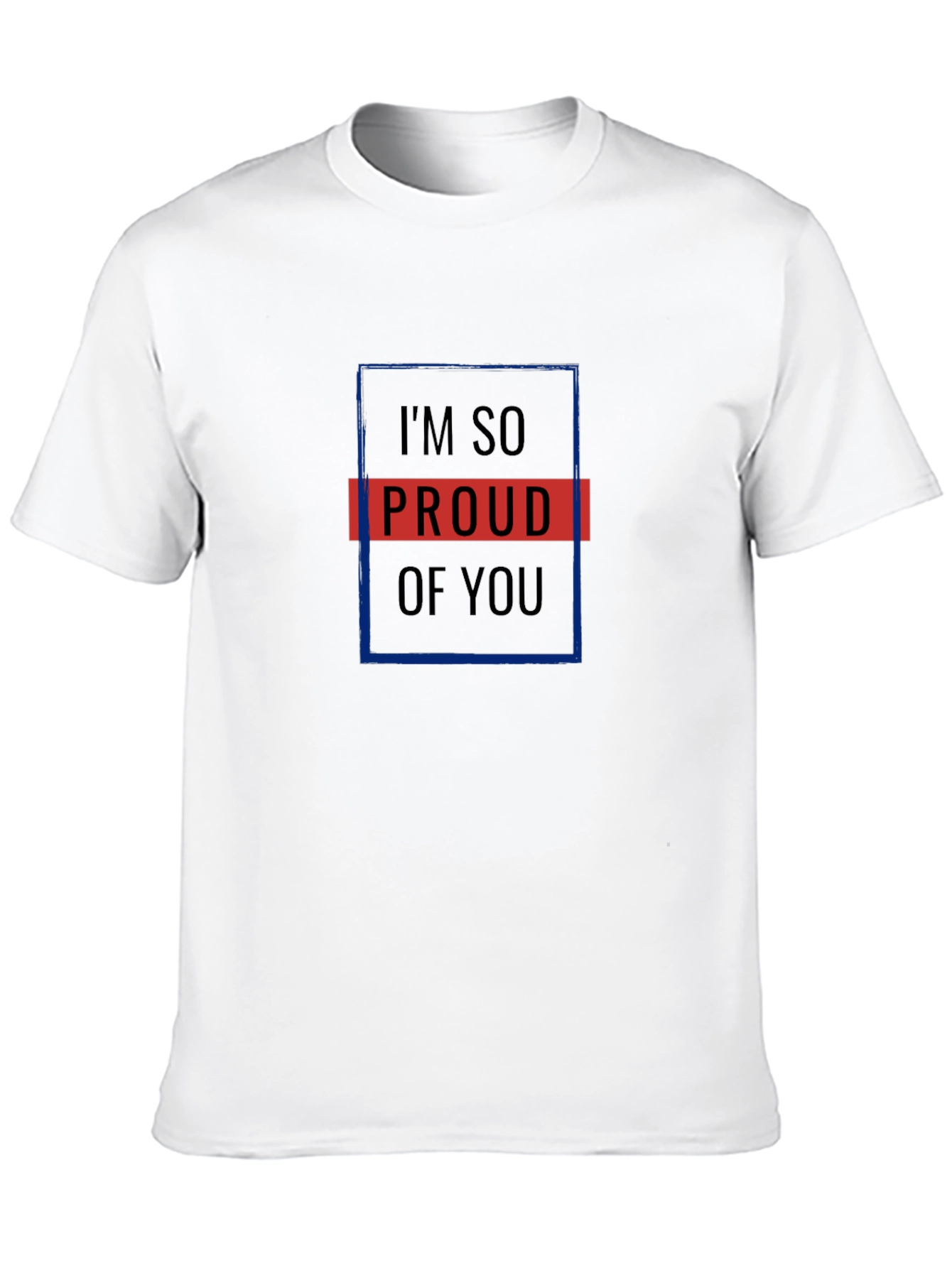 Proud of You Graphic Black Tee
