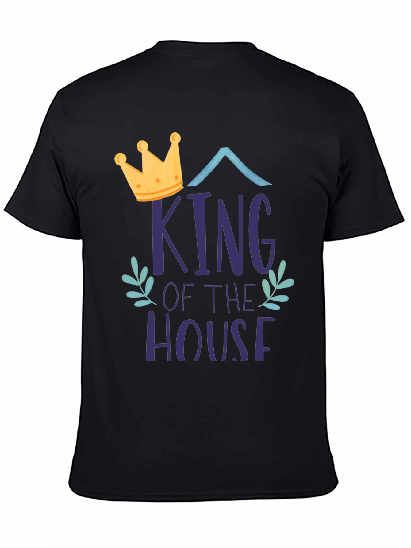King of the House Graphic Tee - Black