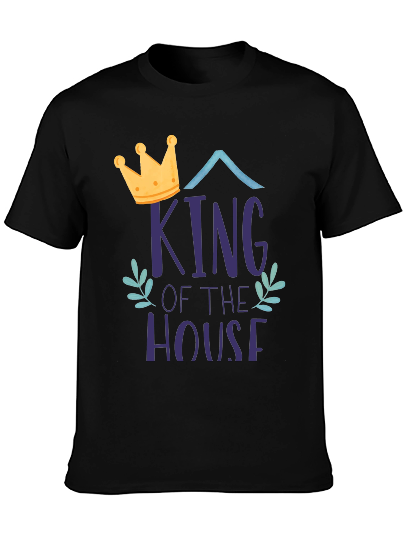 King of the House Graphic Tee - Black