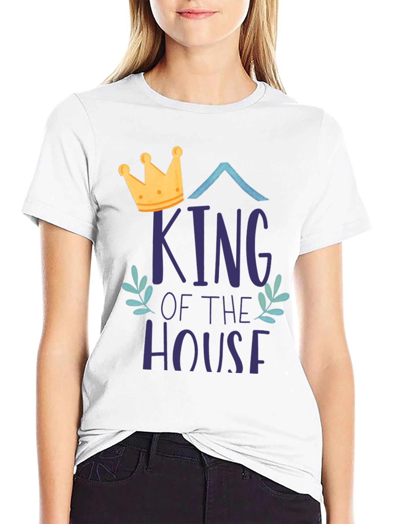 King of the House Graphic Tee - Black