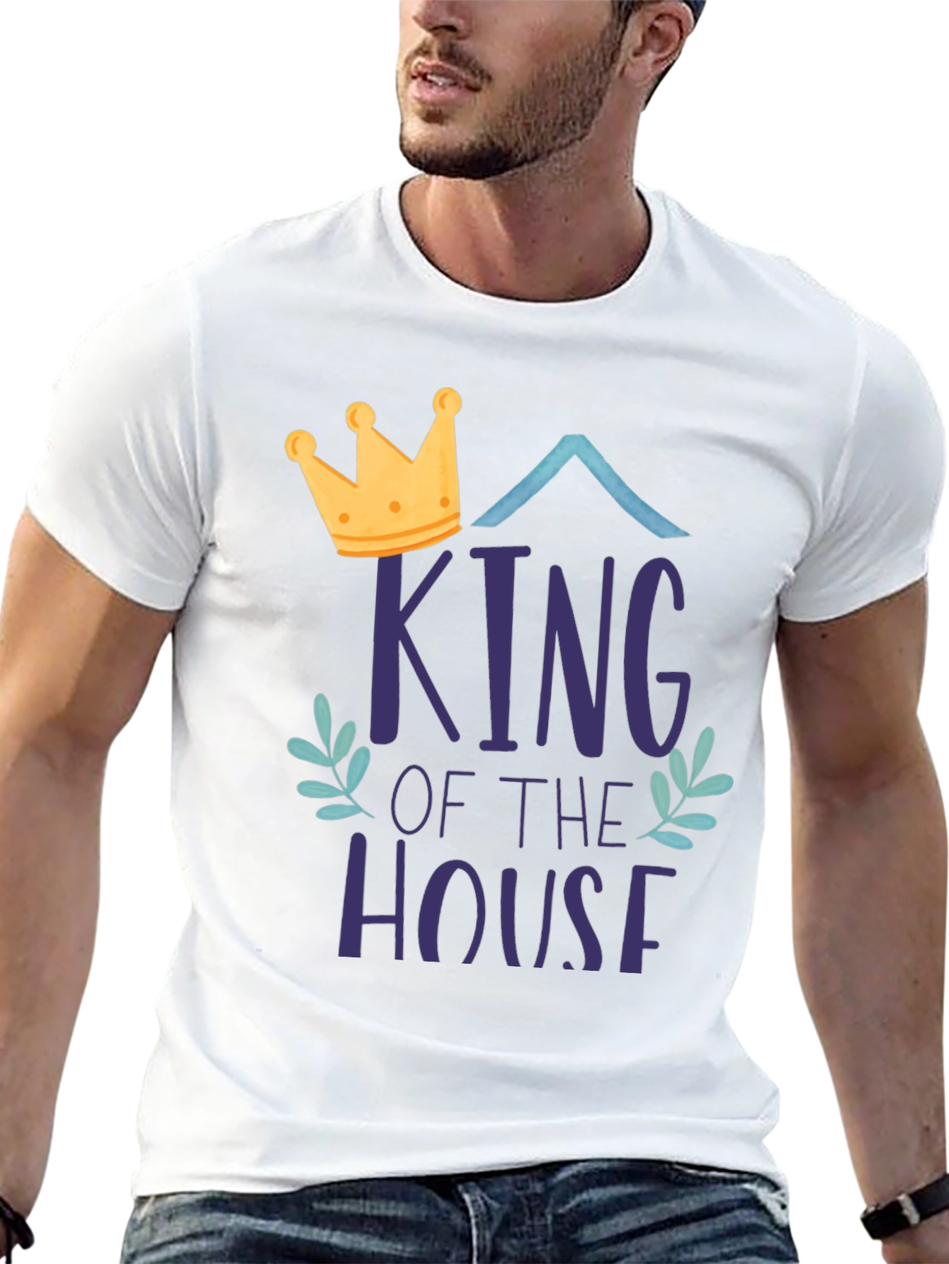 King of the House Graphic Tee - Black