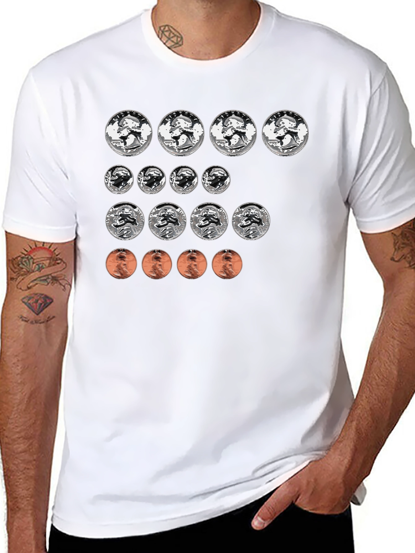 Coin Collector T-Shirt - Funny Money Design