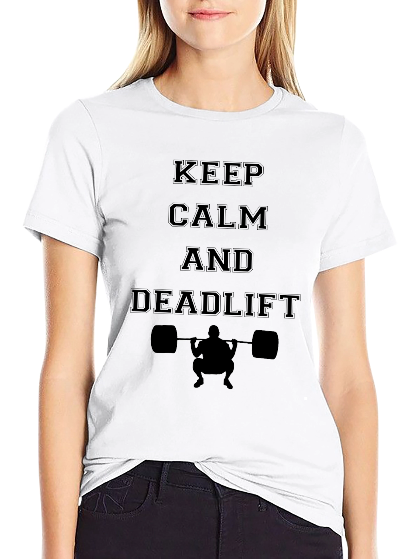 Keep Calm and Deadlift T-Shirt Gym Workout