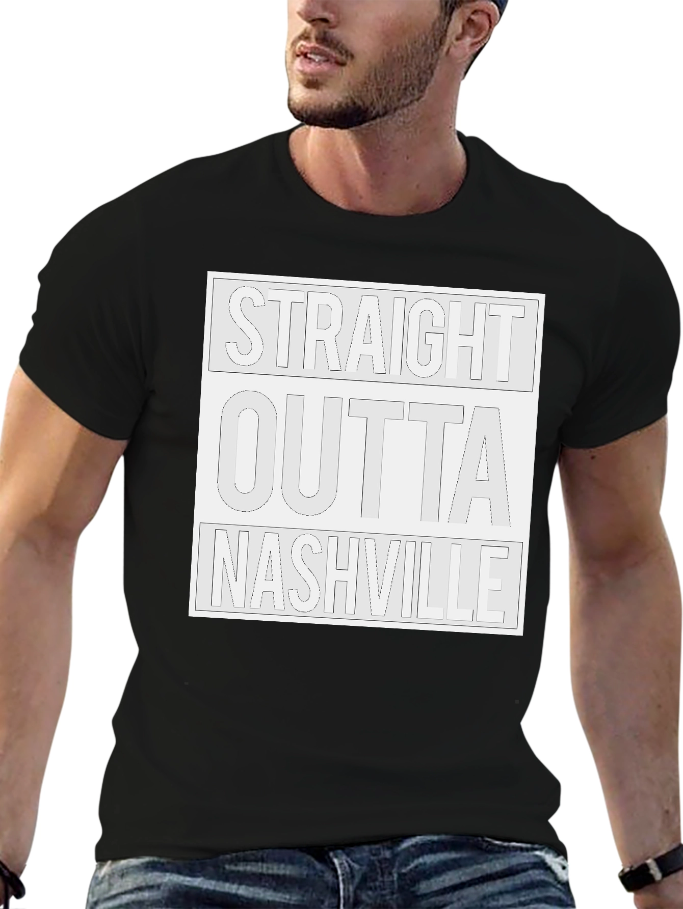 Straight Outta Nashville Graphic Tee - Unisex