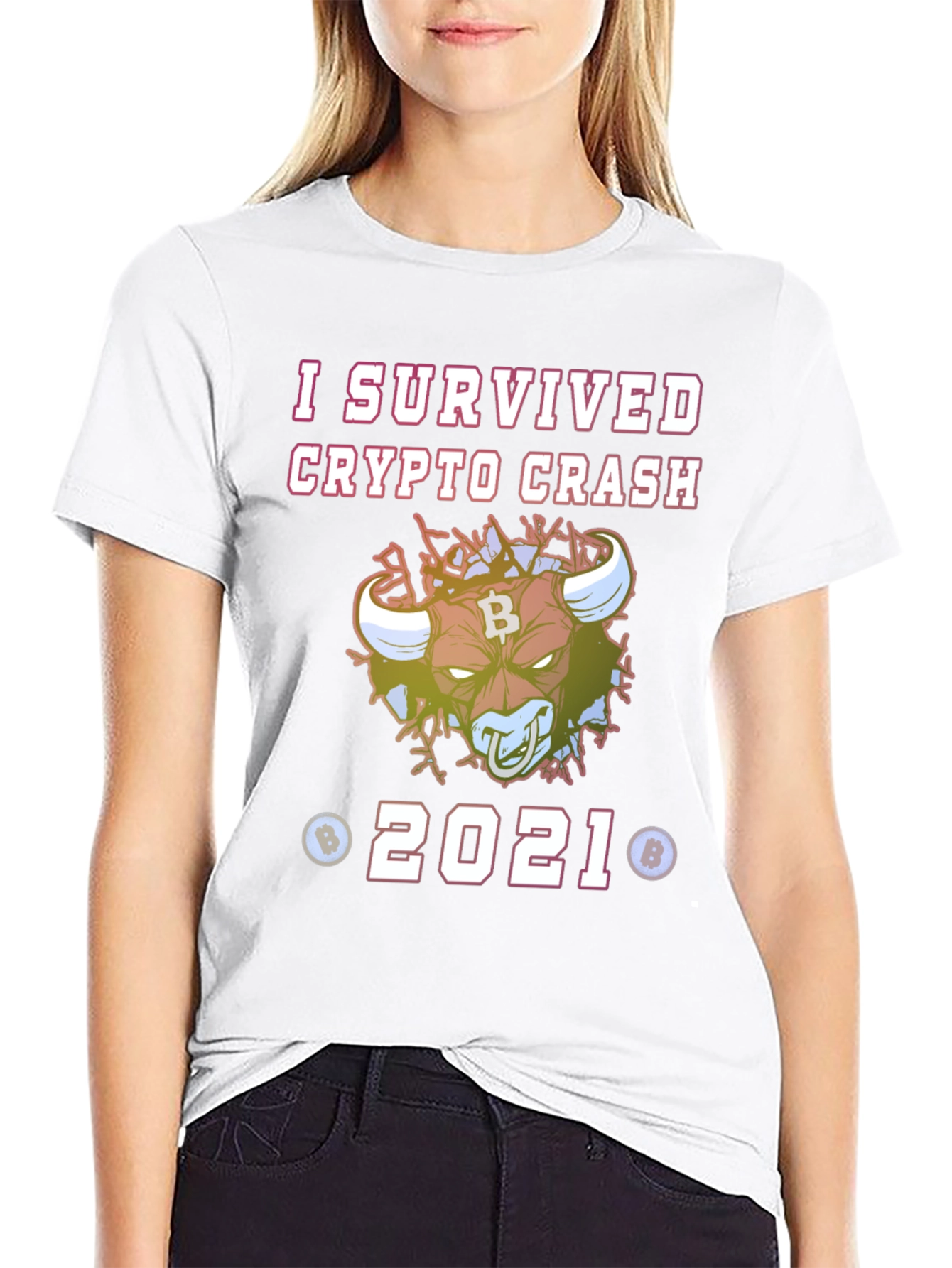 I Survived Crypto Crash 2021 T-Shirt