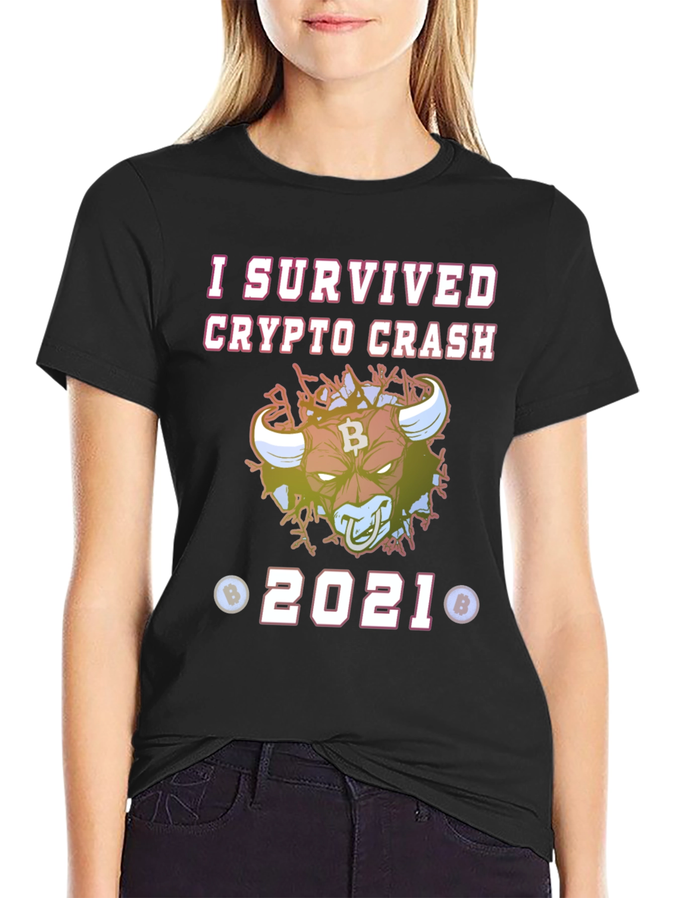 I Survived Crypto Crash 2021 T-Shirt