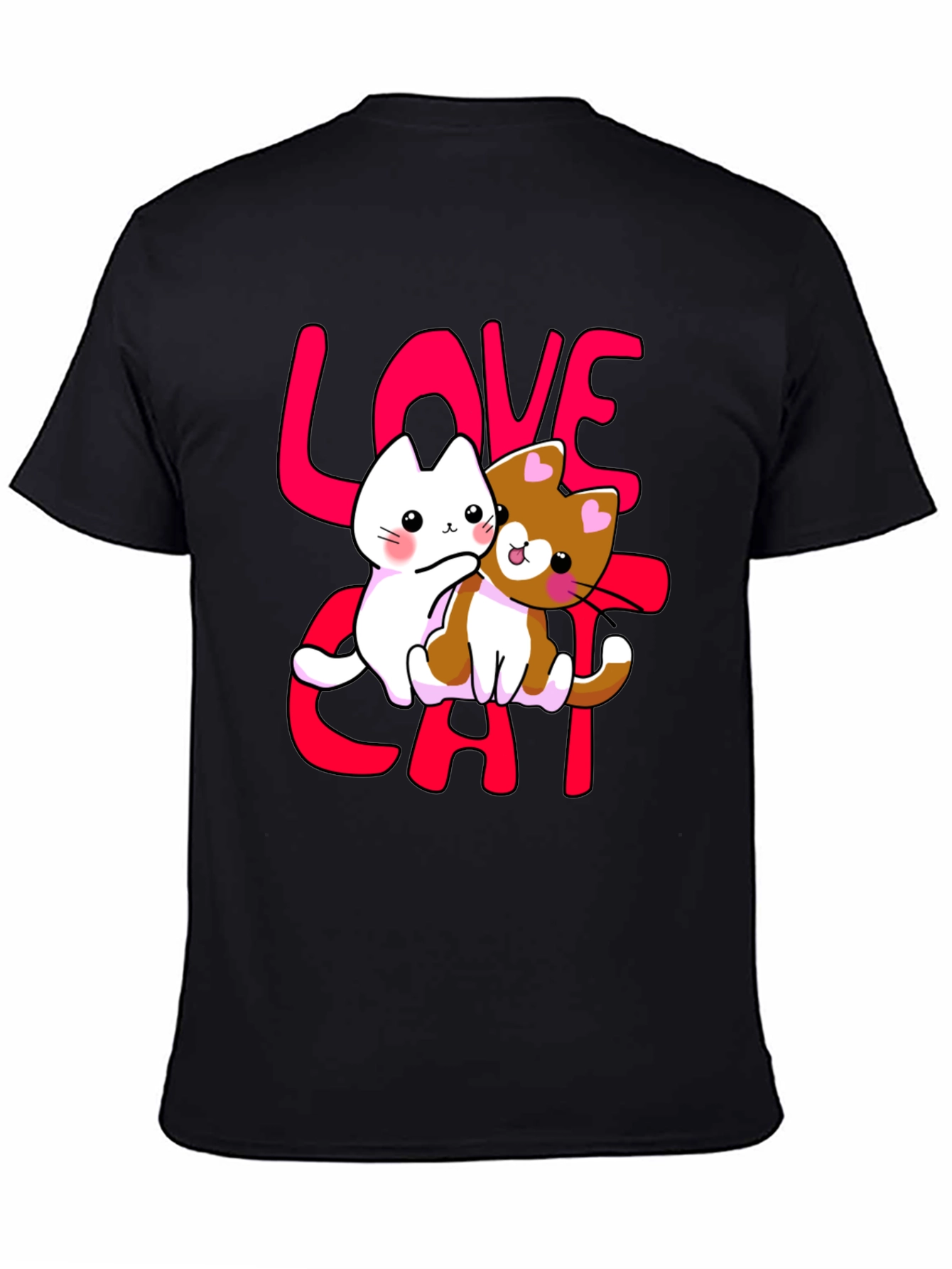 Love Cat Graphic T-Shirt